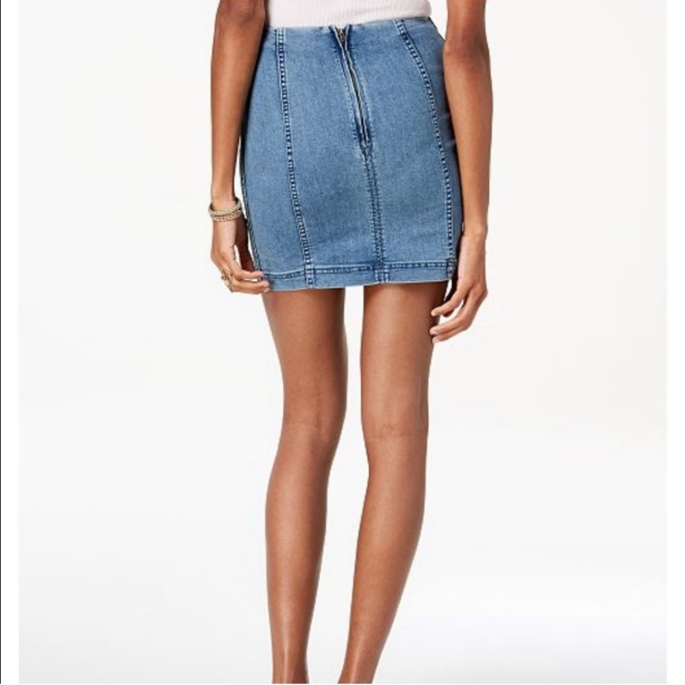 RED DRESS BOUTIQUE x Wild Honey Denim Mini Skirt New - Picture 5 of 12